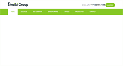 Desktop Screenshot of braikigroup.com