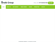 Tablet Screenshot of braikigroup.com